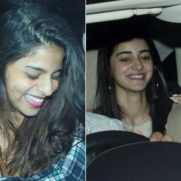 Ananya Panday And Suhana Khan Head Over To BFF Shanaya Kapoor's For A ...