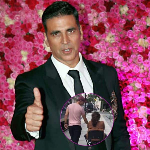 [VIDEO] Akshay Kumar takes mother Aruna on a stroll on the streets of