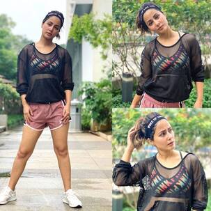 Sports मोड में नजर आई Hina Khan, देखिए Kasautii Zindagii Kay 2 अदाकारा का ताजा फोटोशूट