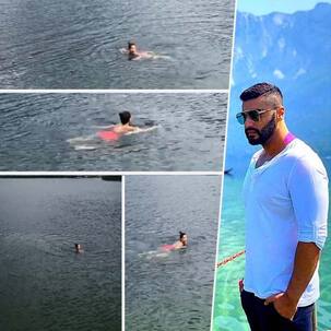 Austrian Lake में जलपरी बनकर तैरती नजर आईं Malaika Arora, एक-टक निहारते रहे Arjun Kapoor