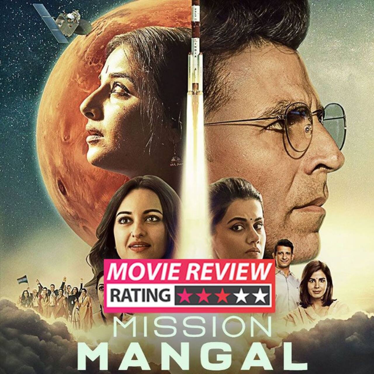 write a movie review on a mission mangal