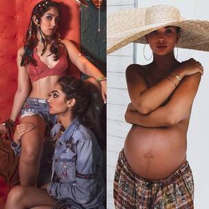 Pictures of Amy Jackson flaunting her baby bump and Ira Khan's bold photoshoot went VIRAL this week