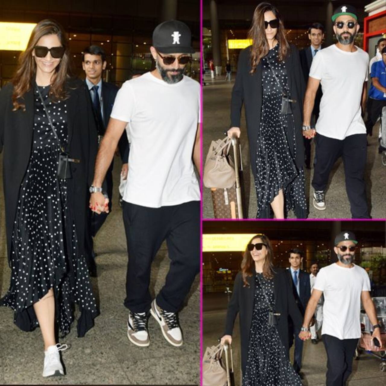 चेहरे पर मुस्कान लिए मुंबई वापस लौटी Sonam Kapoor