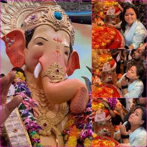 Bharti Singh ने Lalbaugcha Raja के सामने टेका मत्था, आराधना कर लिया बप्पा का आशीर्वाद, देखें फोटोज