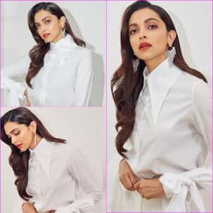 व्हाइट आउटफिट में बाल की खूबसूरत नजर आई Deepika Padukone, हॉट लुक देख फैंस भी हुए दीवाने