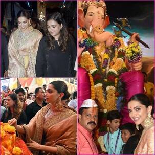 Lalbaugcha Raja के दर्शन करने पहुंची Deepika Padukone, आराधना कर लिया आशीर्वाद, देखें ताजा तस्वीरें