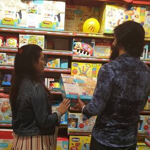 Yash and Radhika Pandit go toy shopping for daughter Ayra and these pictures are cute