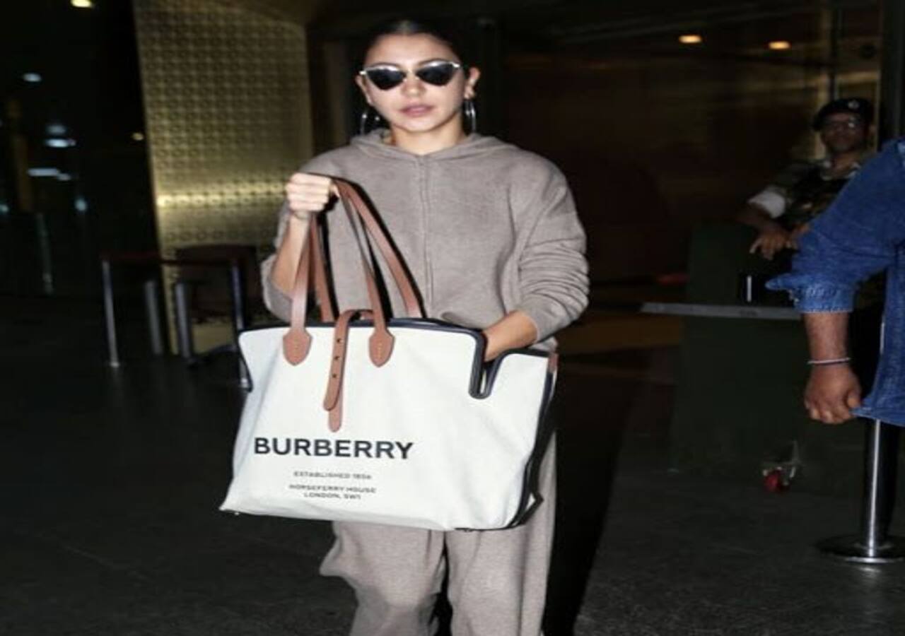 It's Expensive! Anushka Sharma flaunts a costly Burberry handbag