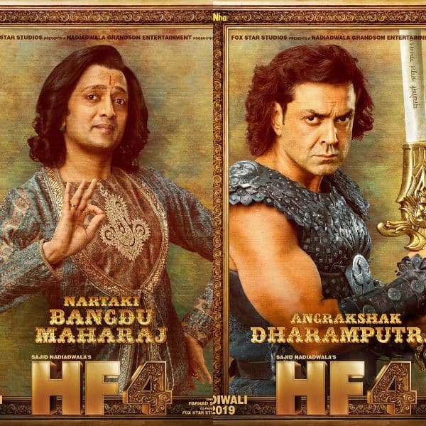 Housefull 4 new posters: Riteish Deshmukh and Bobby Deol set to take us on a laughter riot as Bangdu and Dharamputra