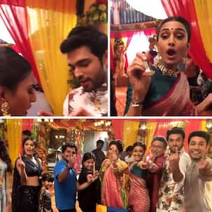 Kasautii Zindagii Kay 2 के सेट पर मनाया गया 1 साल पूरा होने का जश्न, एक-दूसरे को केक खिलाकर मस्ती में झूमे Erica Fernandes और Parth Samthaan