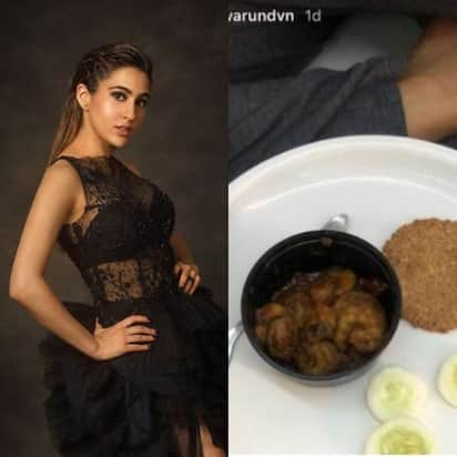 Viral pic: Varun Dhawan has shared a pic of Sara Ali Khan's lunch