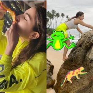 Sara Ali Khan takes time out from Coolie No.1 shoot to chill in Sri Lanka with BFFs