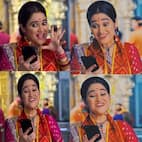 Taarak Mehta Ka Ooltah Chashmah: Disha Vakani as Dayaben looks pretty in her ethnic wear for the comeback episode