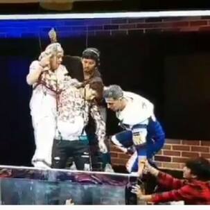 Akshay Kumar saves a man who fell unconscious hanging on a harness while promoting Housefull 4- watch video