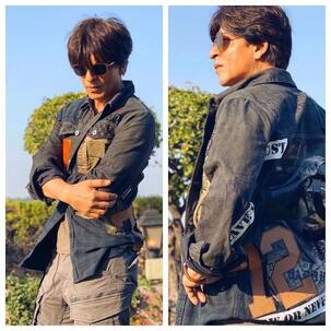 Shah Rukh Khan asks for heels to match with his Karan Johar style 'fashionista' jacket!