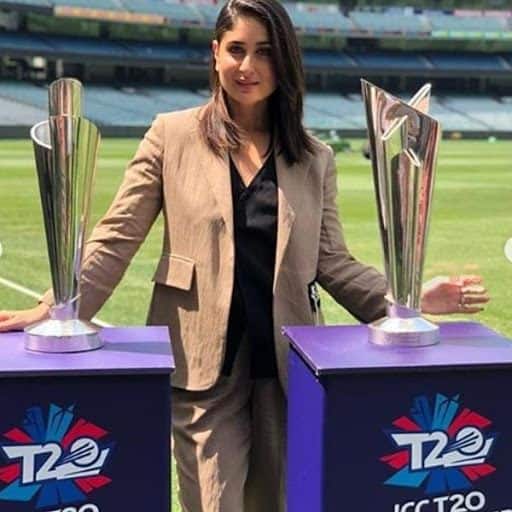 Image result for latest images of kareena kapoor khan in melbourne for showing t20 trophy
