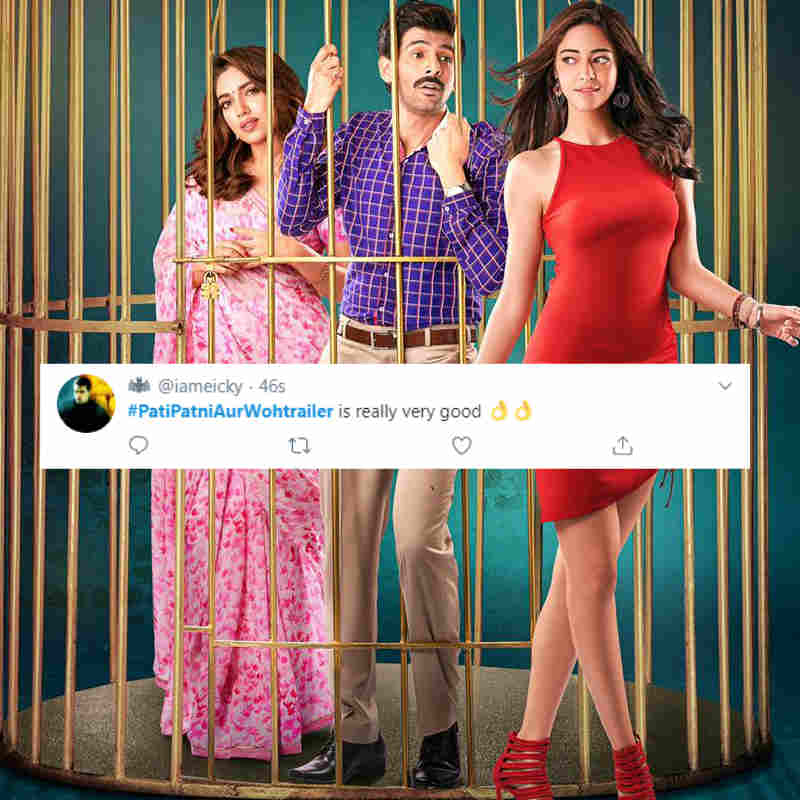 Pati Patni Aur Woh Trailer Twitter Reaction: Fans Declares Kartik ...