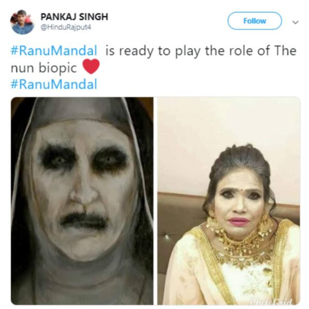 Ranu Mondal Overdoes Her Makeup And That Insanely Sparks A Meme Fest On