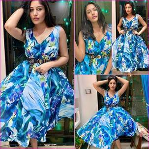 ब्लू ऑउटफिट में 'Sanjivani 2' फेम Surbhi Chandna लगी बेहद गजब, Latest Photos ने लूटा चाहनेवालों का दिल