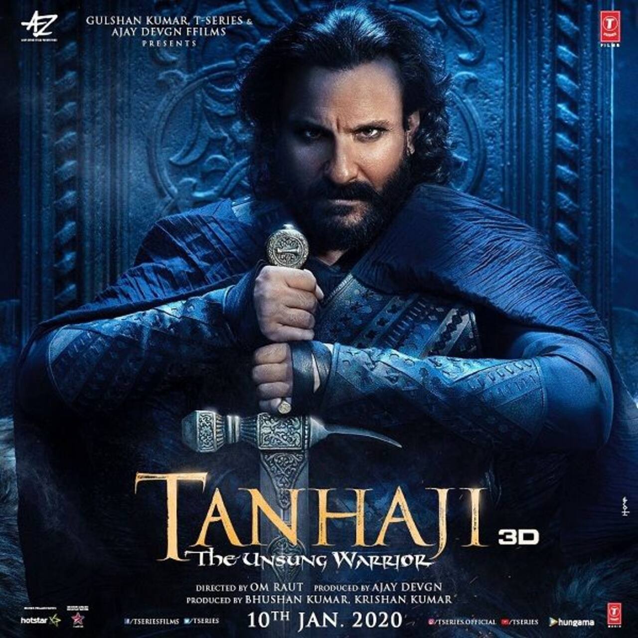 Tanhaji The Unsung Warrior New Poster Ajay Devgn Introduces Saif Ali Khan As Terrifying 