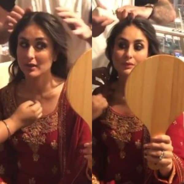 Image result for latest images of kareena kapoor khan at her cousin roka ceremony