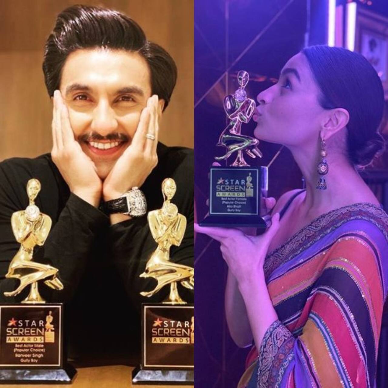 Star Screen Awards 2019 Ranveer Singh, Alia Bhatt and Zoya Akhtar got