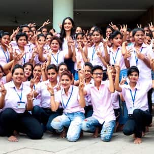 Former Miss World Manushi Chhillar lends her support to young girls, says, 'self-reliance key to equality in society'