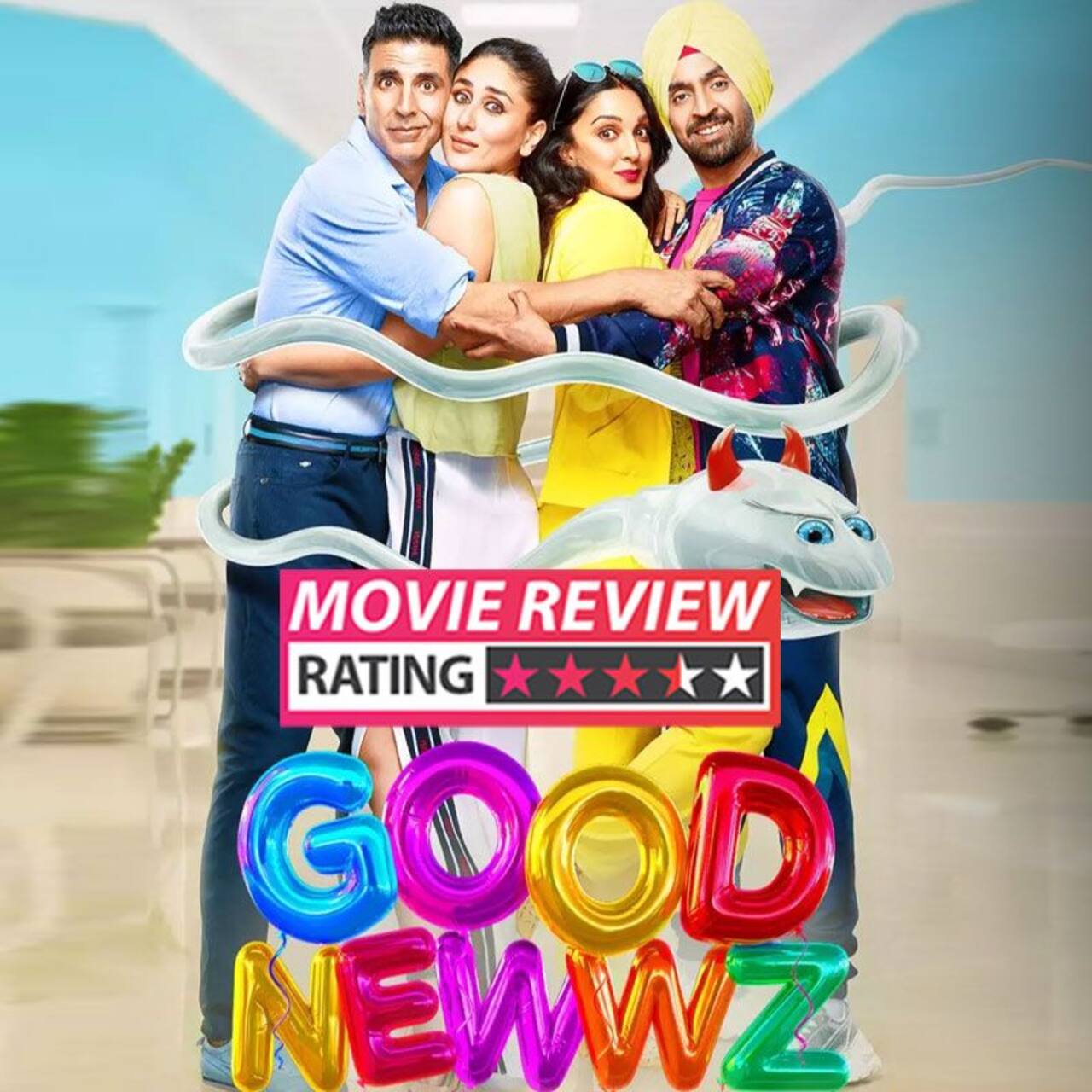 Good Newwz Movie Review: Diljit Dosanjh and Kareena Kapoor Khan excel in this emotional comedy