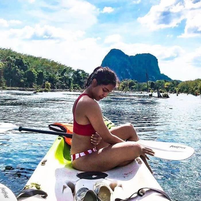 बिकिनी में दिखा हॉट लुक