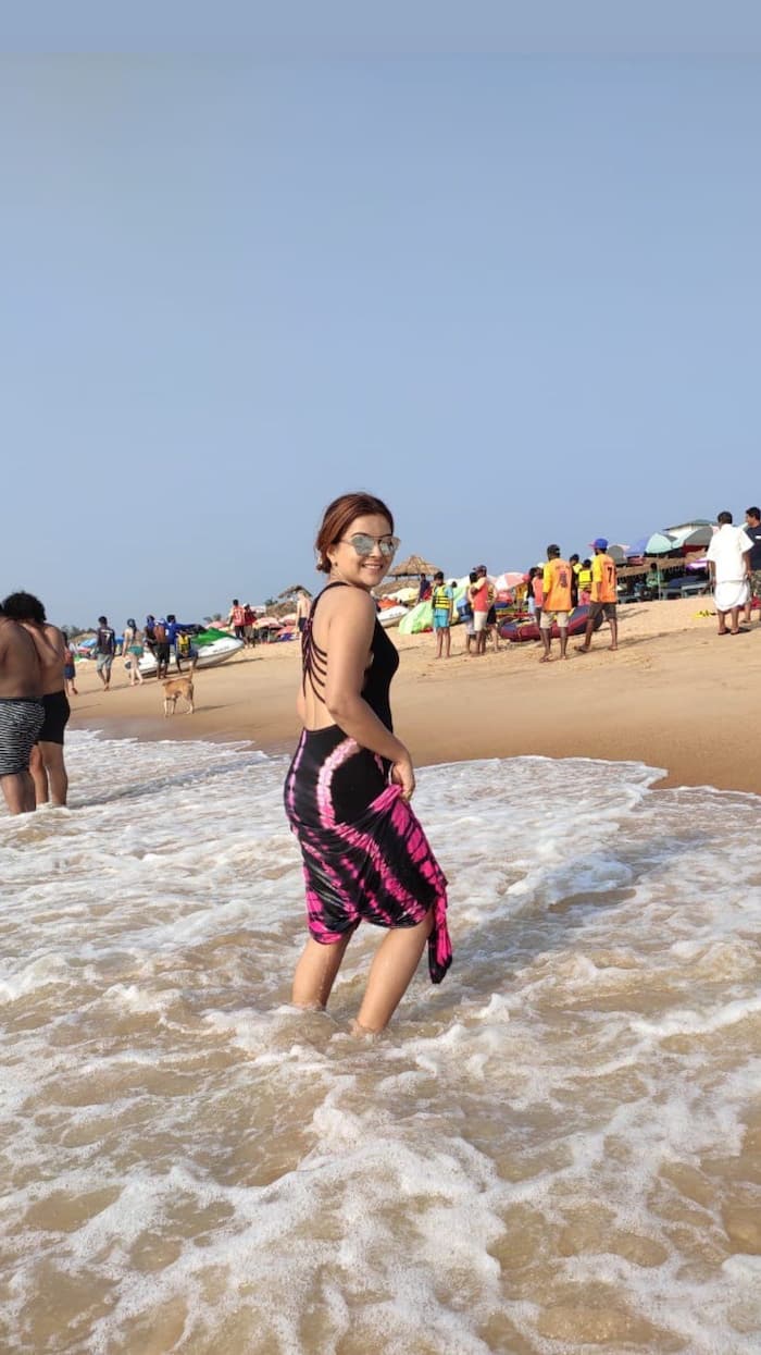 खूबसूरत सी ड्रेस में दिखी शिल्पा