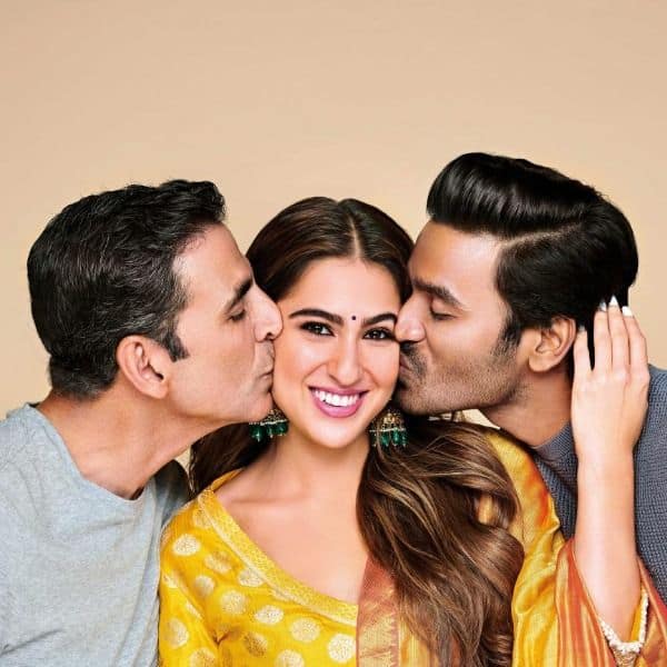 Akshay Kumar-<a class='autogentags' href='https://www.bollywoodlife.com/celeb/sara-ali-khan/'>Sara Ali Khan</a>-Dhanush's Atrangi Re to CLASH with this biggie during Valentine's Day weekend in 2021