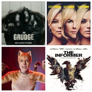 Hollywood movies this week: The Grudge, Cats, Bombshell, Richard Jewell, The Informer