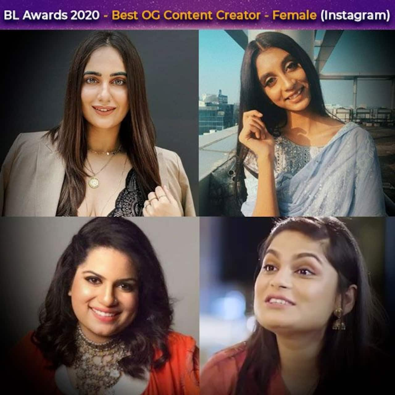 BL Awards 2020: Kusha Kapila, Dolly Singh, Mallika Dua, Srishti Dixit 