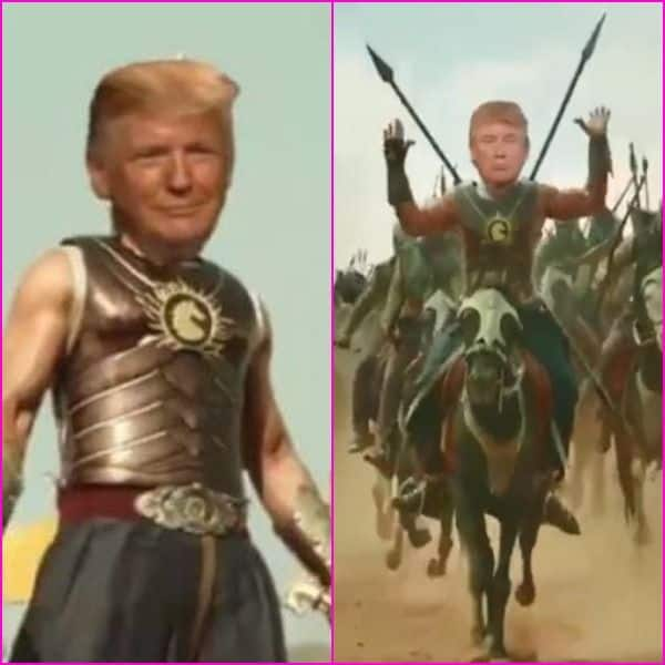 When USA President Donald Trump turned Baahubali - watch viral video