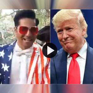 Varun Dhawan ने बेहद खास अंदाज में US President Donald Trump का किया स्वागत, शेयर किया फनी  Video
