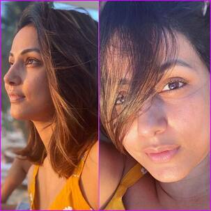 सुनहरी धूप में बालों से खेलती नजर आई Hina Khan, देखें ये शानदार तस्वीरें