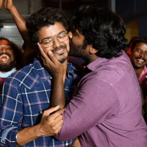 Master: Vijay Sethupathi kisses Thalapathy Vijay, signalling the wrap of the film's final schedule