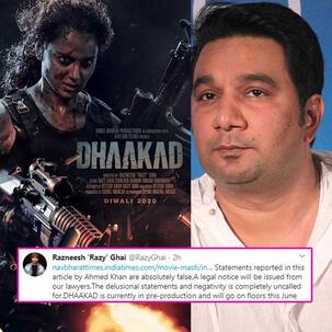 After calling out Taapsee Pannu's Thappad, Ahmed Khan takes a jibe at Kangana Ranaut's Manikarnika, gets slapped with a legal notice