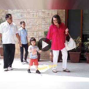 Taimur Ali Khan की टपोरी भाषा सुन चौकीं नानी बबीता कपूर, सोशल मीडिया पर Video हुआ वायरल