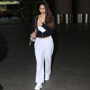 Guess the price: The cost of Suhana Khan's casual airport look can afford you a hotshot professional camera