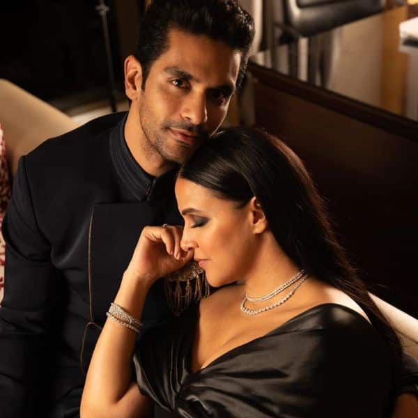 Neha Dhupia and Angad Bedi share adorable pictures together, wishing each other on their wedding anniversary