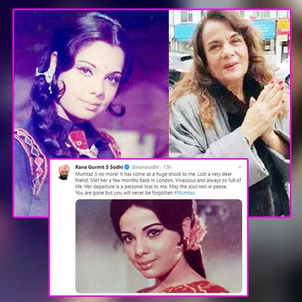 Actress Mumtaz is doing fine, family confirms - सोशल मीडिया पर फिर उड़ी ...