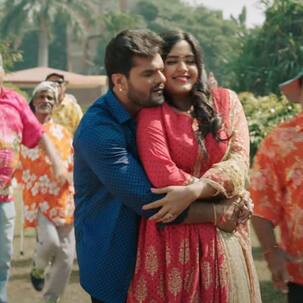 Budhau Log Ke Sak Hojayee Song: खेसारी लाल यादव और काजल राघवानी लोगों से छुपते-छुपाते रोमांस करते आए नजर, देखें Video