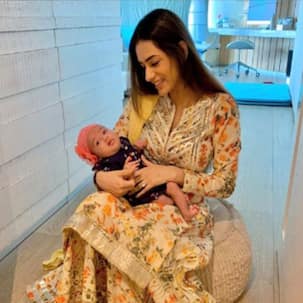 Smriti Khanna shares pics and videos from the 40-day completion celebration of her daughter Anayka