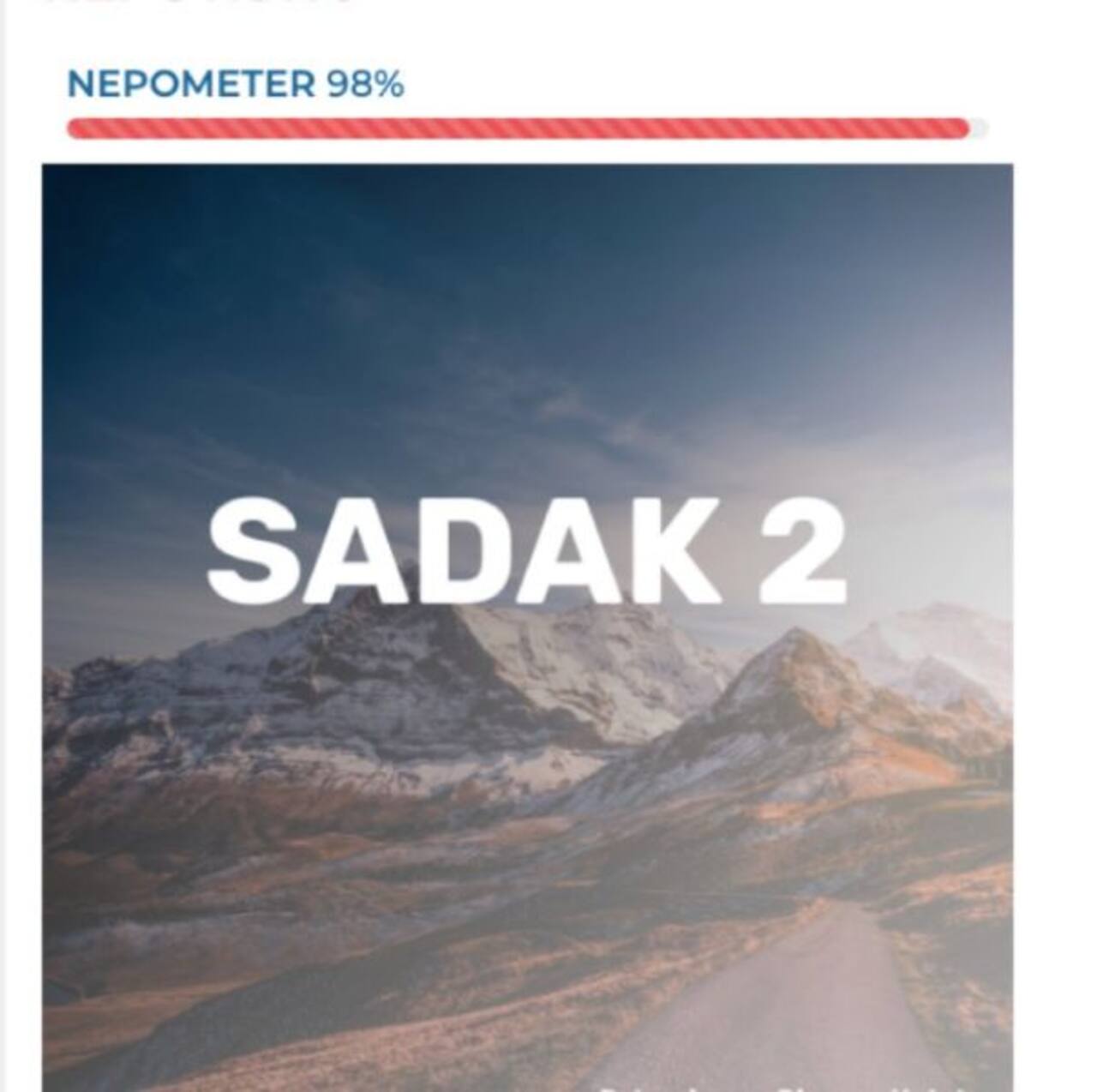 Sushant Singh Rajput's family rates Sadak 2 as 98% nepotistic on their newly launched 'Nepometer' app