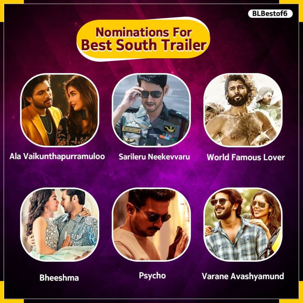 #BLBestOf6: Ala Vaikunthapurramuloo, Sarileru Neekevvaru, Bheeshma: Vote for the best South film trailer of 2020 so far