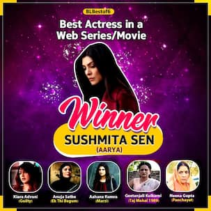 #BLBestof6: Sushmita Sen BEATS Neena Gupta and Kiara Advani by a whopping margin to emerge as the Best Web Series Actress for Aarya