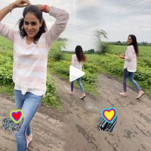 रितेश देशमुख ने बनाया जेनेलिया डिसूजा का वीडियो, खेतों के बीच सैर करती नजर आई अदाकारा