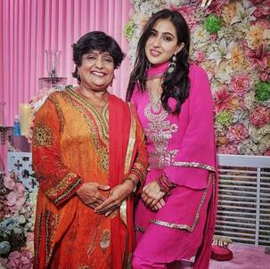 Sara Ali Khan and mom Amrita Singh are all smiles at JP Dutta's daughter's engagement ceremony