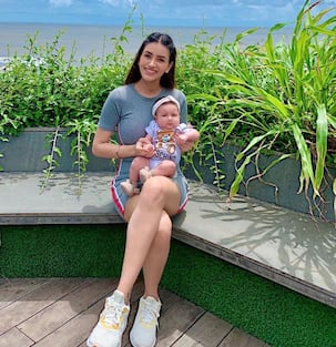 Guess The Price: Smriti Khanna's baby girl Anayka sports a Moschino onesie and its price proves she's a luxe baby